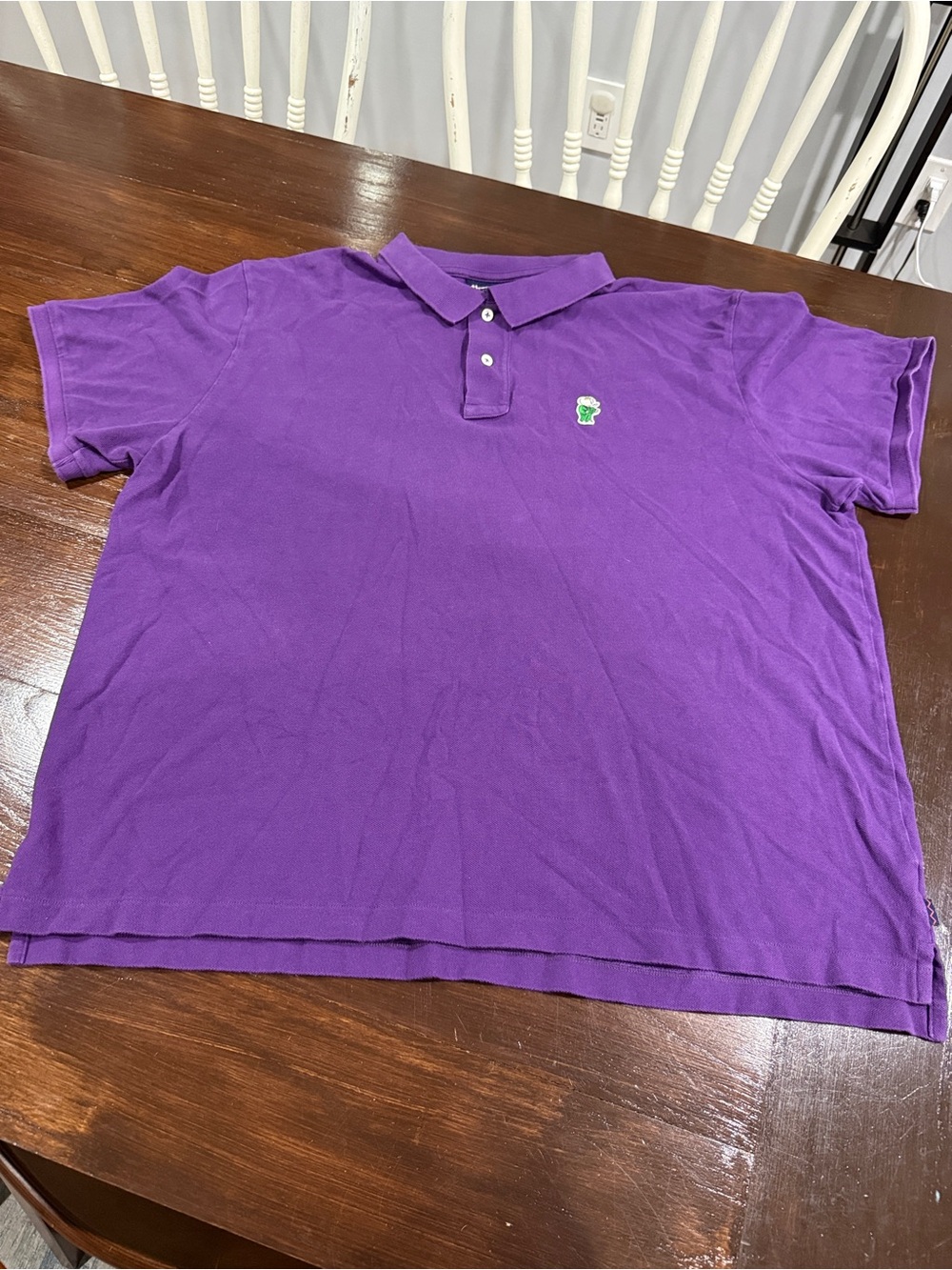 Rowing Blazers x Babar Purple Short-Sleeve Polo